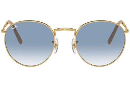 Napszemüvegek Ray-Ban New Round RB3637 001/3F Kerek Arany