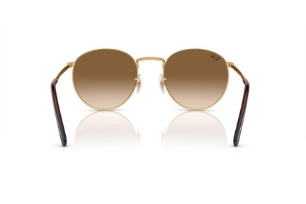 Napszemüvegek Ray-Ban New Round RB3637 001/51 Kerek Arany