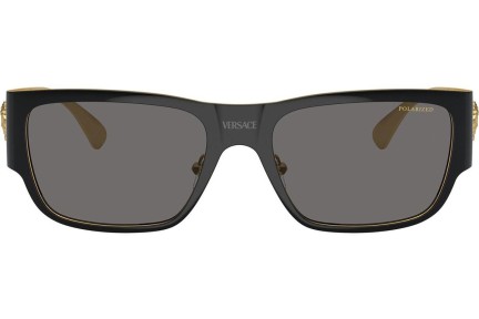 Napszemüvegek Versace VE2262 143381 Polarized Szogletes Fekete