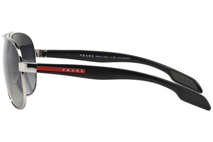 Napszemüvegek Prada Linea Rossa PS53PS 1BC5W1 Polarized Pilota Ezüst