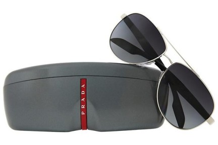 Napszemüvegek Prada Linea Rossa PS53PS 1BC5W1 Polarized Pilota Ezüst