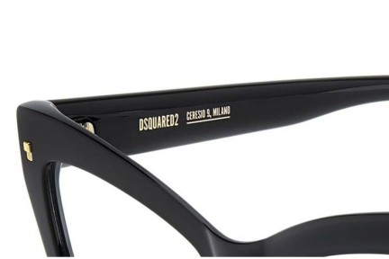 szemüvegeinket Dsquared2 D20152 807 Cat Eye Fekete