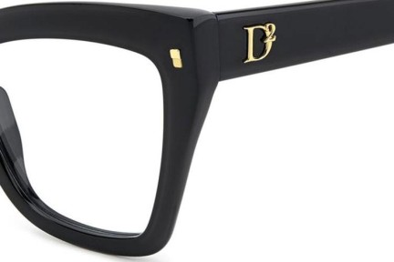 szemüvegeinket Dsquared2 D20152 807 Cat Eye Fekete