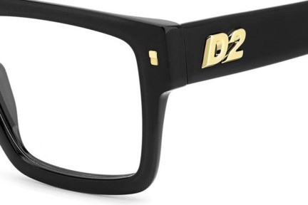 szemüvegeinket Dsquared2 D20147 807 Flat Top Fekete