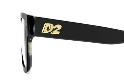 szemüvegeinket Dsquared2 D20147 37N Flat Top Fekete