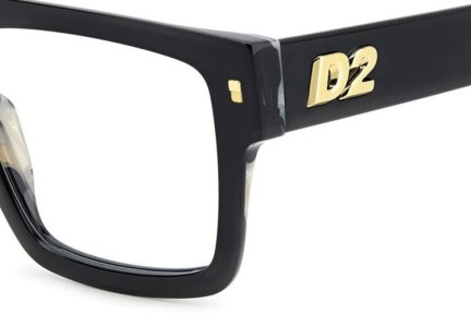 szemüvegeinket Dsquared2 D20147 37N Flat Top Fekete