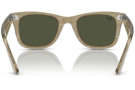 Napszemüvegek Ray-Ban Wayfarer RB2140F 138731 Szogletes Szürke