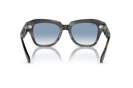 Napszemüvegek Ray-Ban State Street RB2186 14043F Szogletes Szürke