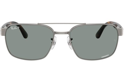 Napszemüvegek Ray-Ban RB3751CH 004/3R Polarized Szogletes Ezüst