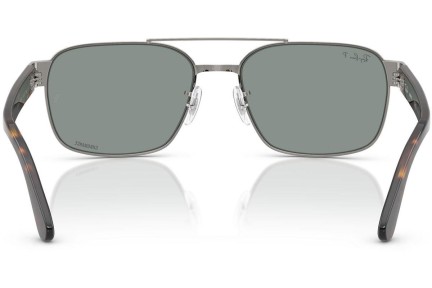 Napszemüvegek Ray-Ban RB3751CH 004/3R Polarized Szogletes Ezüst