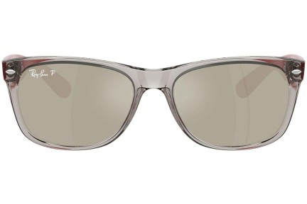 Napszemüvegek Ray-Ban New Wayfarer RB2132 679759 Polarized Szogletes Szürke