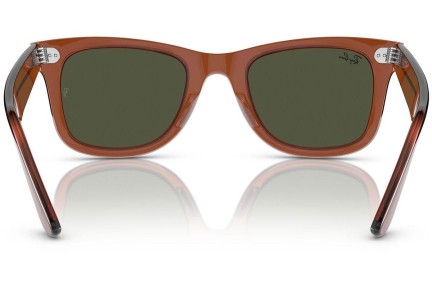 Napszemüvegek Ray-Ban Wayfarer RB2140F 677631 Szogletes Barna