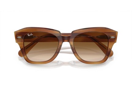 Napszemüvegek Ray-Ban State Street RB2186 140351 Szogletes Barna