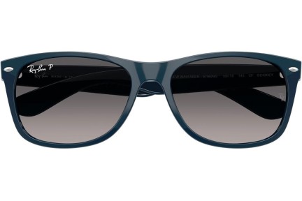 Napszemüvegek Ray-Ban New Wayfarer RB2132 6796M3 Polarized Szogletes Kék