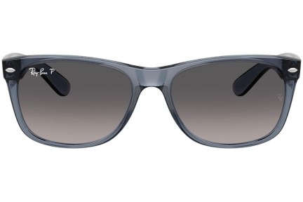 Napszemüvegek Ray-Ban New Wayfarer RB2132 6592M3 Polarized Szogletes Kék