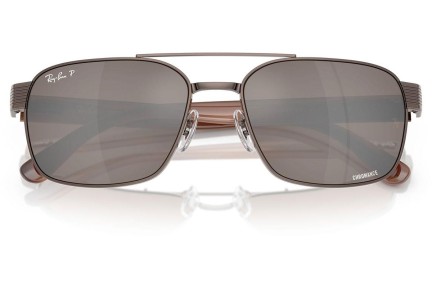 Napszemüvegek Ray-Ban RB3751CH 9259AN Polarized Szogletes Barna