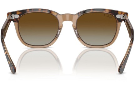 Napszemüvegek Ray-Ban Junior RJ9098S 7152T5 Polarized Szogletes Havana