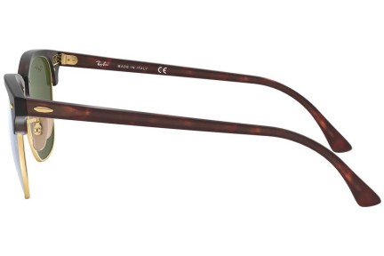 Napszemüvegek Ray-Ban Clubmaster Flash Lenses RB3016 114530 Browline Havana