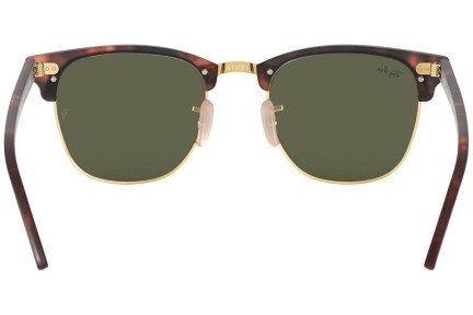 Napszemüvegek Ray-Ban Clubmaster Flash Lenses RB3016 114530 Browline Havana