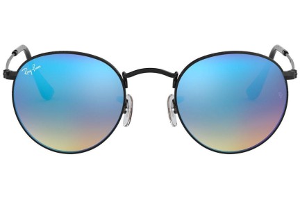 Napszemüvegek Ray-Ban Round Metal Flash Lenses Gradient RB3447 002/4O Kerek Fekete