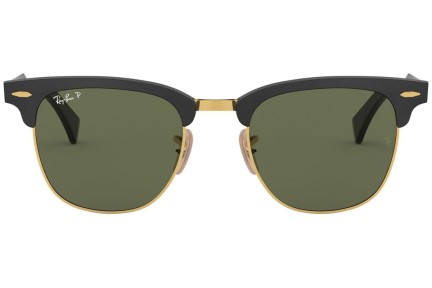 Napszemüvegek Ray-Ban Clubmaster Aluminum RB3507 136/N5 Polarized Browline Fekete