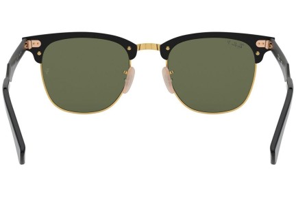 Napszemüvegek Ray-Ban Clubmaster Aluminum RB3507 136/N5 Polarized Browline Fekete