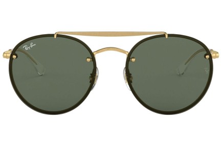 Napszemüvegek Ray-Ban Blaze Round Double Bridge Blaze Collection RB3614N 914071 Kerek Arany