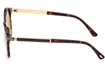 Napszemüvegek Tom Ford Araki FT1184 52H Polarized Kerek Havana