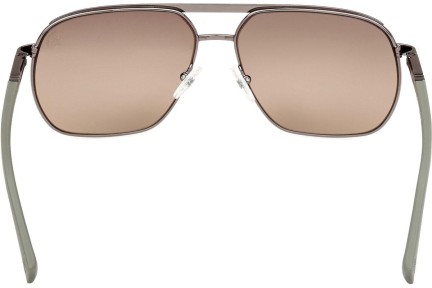 Napszemüvegek Timberland TB00027 06H Polarized Szogletes Ezüst