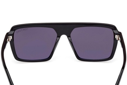 Napszemüvegek Tom Ford Vincent FT1176 01A Szogletes Fekete