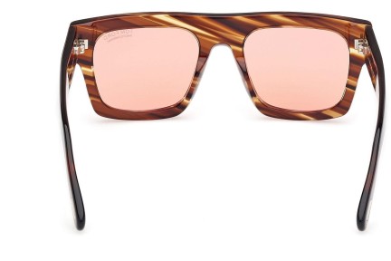 Napszemüvegek Tom Ford Fausto FT0711 53E Flat Top Havana