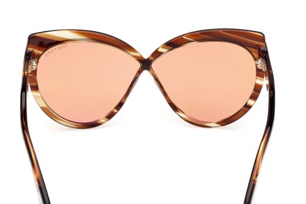 Napszemüvegek Tom Ford Beatrice FT1196 53E Cat Eye Havana