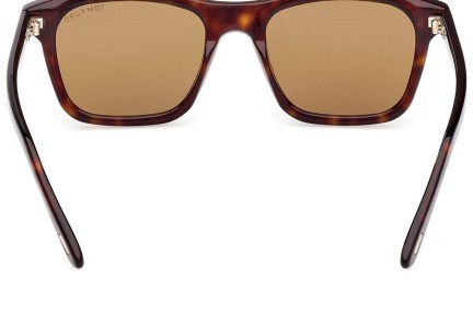 Napszemüvegek Tom Ford Barron FT1179 52E Szogletes Havana