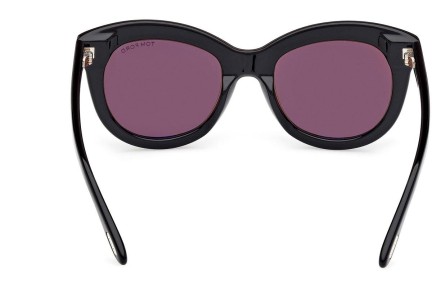 Napszemüvegek Tom Ford Odette FT1189 01E Cat Eye Fekete