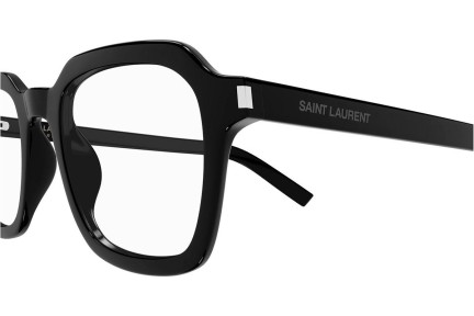 szemüvegeinket Saint Laurent SL715SLIMOPT 001 Szogletes Fekete