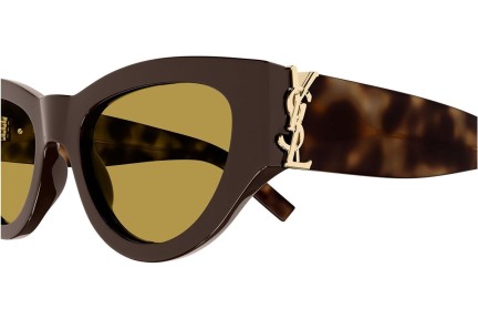 Napszemüvegek Saint Laurent SLM94 010 Cat Eye Barna