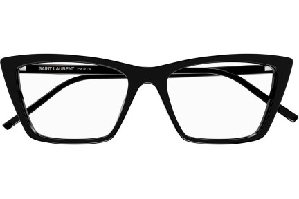 szemüvegeinket Saint Laurent SL737MICATHINOPT 001 Cat Eye Fekete