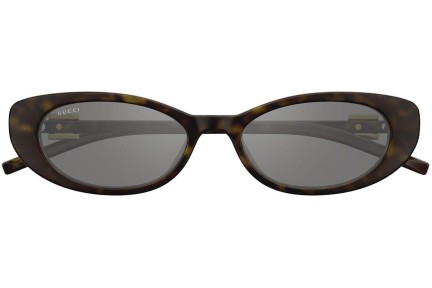 Napszemüvegek Gucci GG1680S 003 Ovális Havana