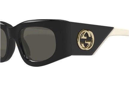 Napszemüvegek Gucci GG1664S 001 Szogletes Fekete