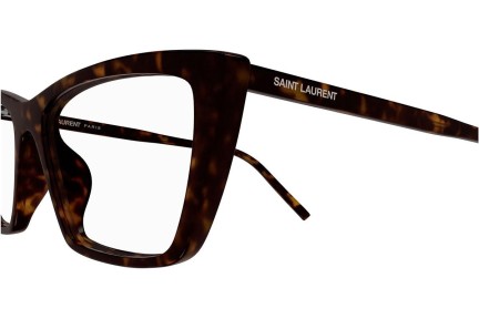 szemüvegeinket Saint Laurent SL737MICATHINOPT 002 Cat Eye Havana