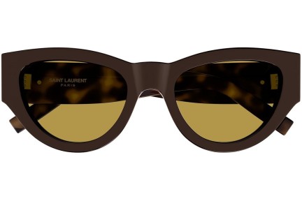 Napszemüvegek Saint Laurent SLM94 010 Cat Eye Barna