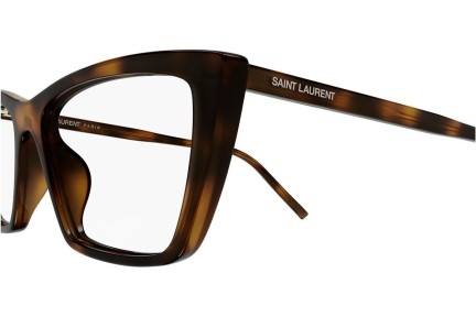 szemüvegeinket Saint Laurent SL737MICATHINOPT 003 Cat Eye Havana