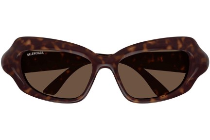 Napszemüvegek Balenciaga BB0354S 002 Cat Eye Havana