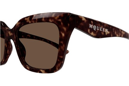 Napszemüvegek Alexander McQueen AM0473S 002 Szogletes Havana