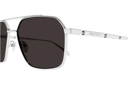 Napszemüvegek Alexander McQueen AM0477S 001 Pilota Ezüst