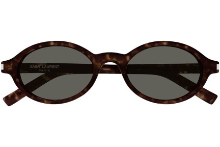 Napszemüvegek Saint Laurent SL751JEANNE 002 Ovális Havana