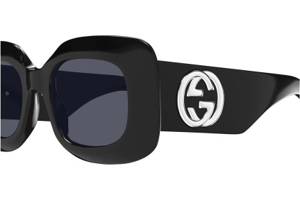 Napszemüvegek Gucci GG1695S 001 Szogletes Fekete