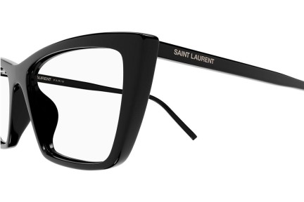 szemüvegeinket Saint Laurent SL737MICATHINOPT 001 Cat Eye Fekete