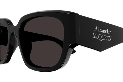 Napszemüvegek Alexander McQueen AM0468S 001 Szogletes Fekete