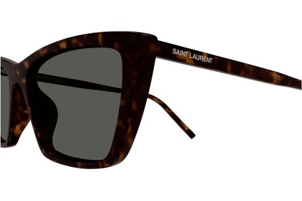 Napszemüvegek Saint Laurent SL737MICATHIN 002 Cat Eye Havana